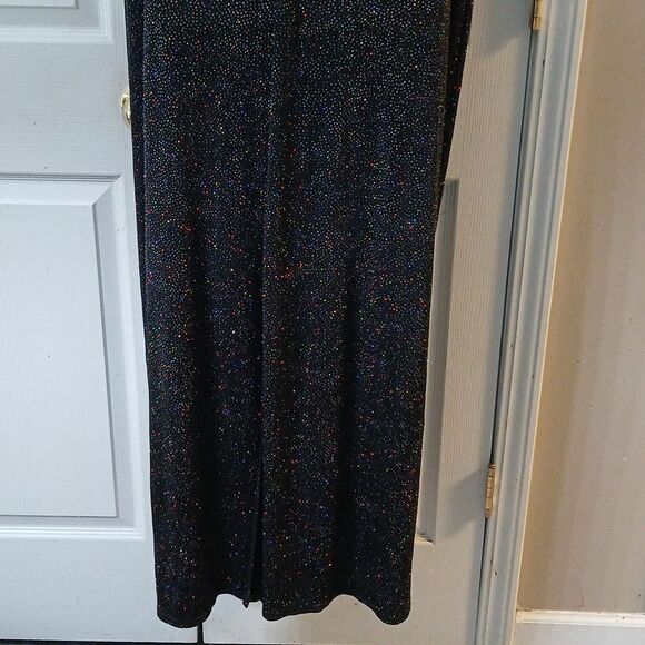 Delta Burke Collection vintage full length stretch sparkle dress Sz 4X NWOT - Picture 6 of 11